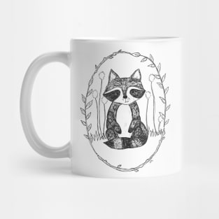 Portrait of a Raccoon Mug